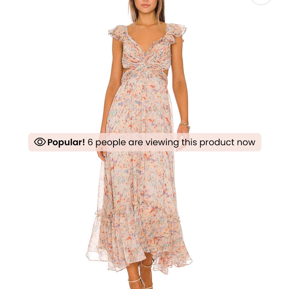 Astr Floral Maxi Dress